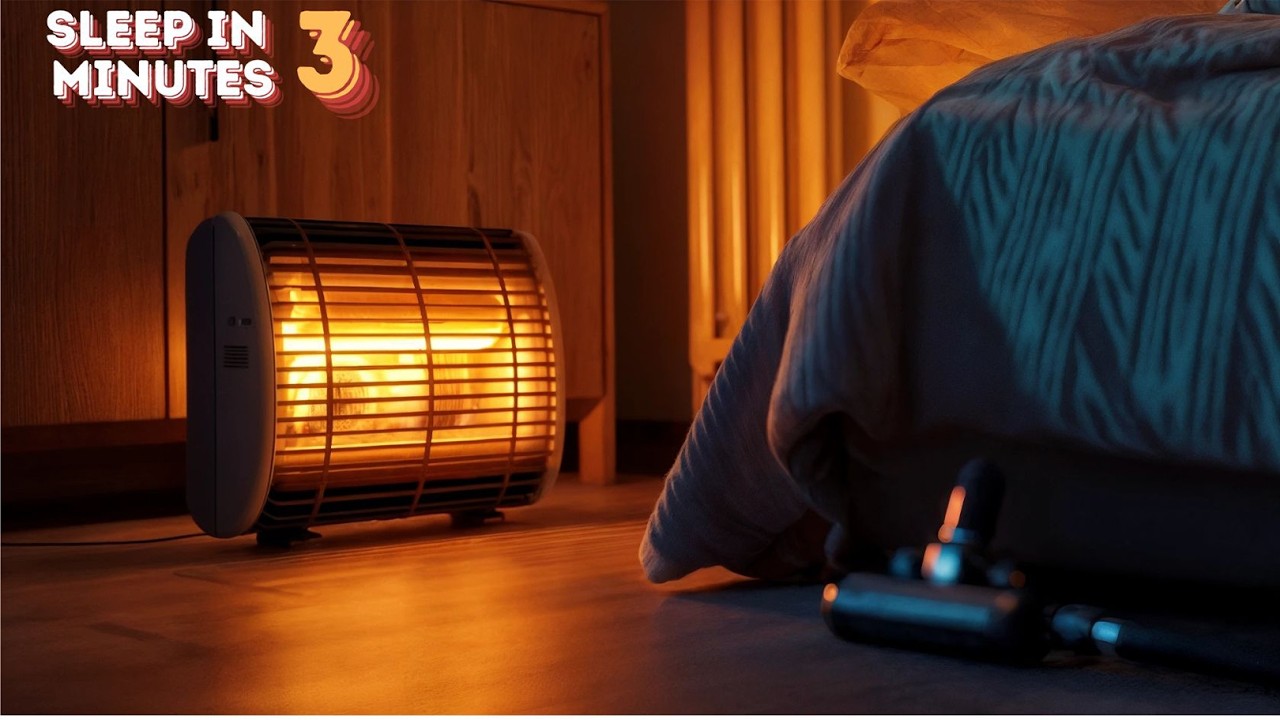 6 Hours Cozy Sleep with Heater Vacuum Sound (NO ADS) | Calm White Noise
