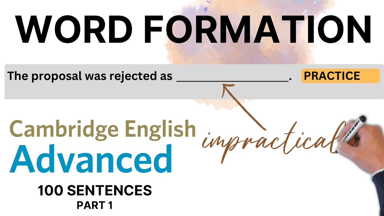 Advanced English Word Formation Practice for Cambridge CAE & CPE Exams | Part 1