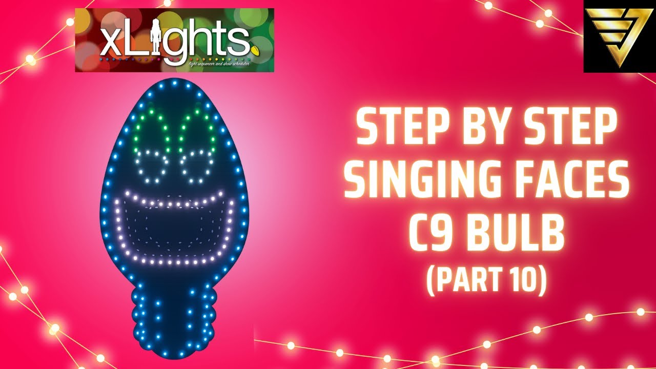 Шаг за шагом — простая настройка поющих лиц ламп C9 Xlights