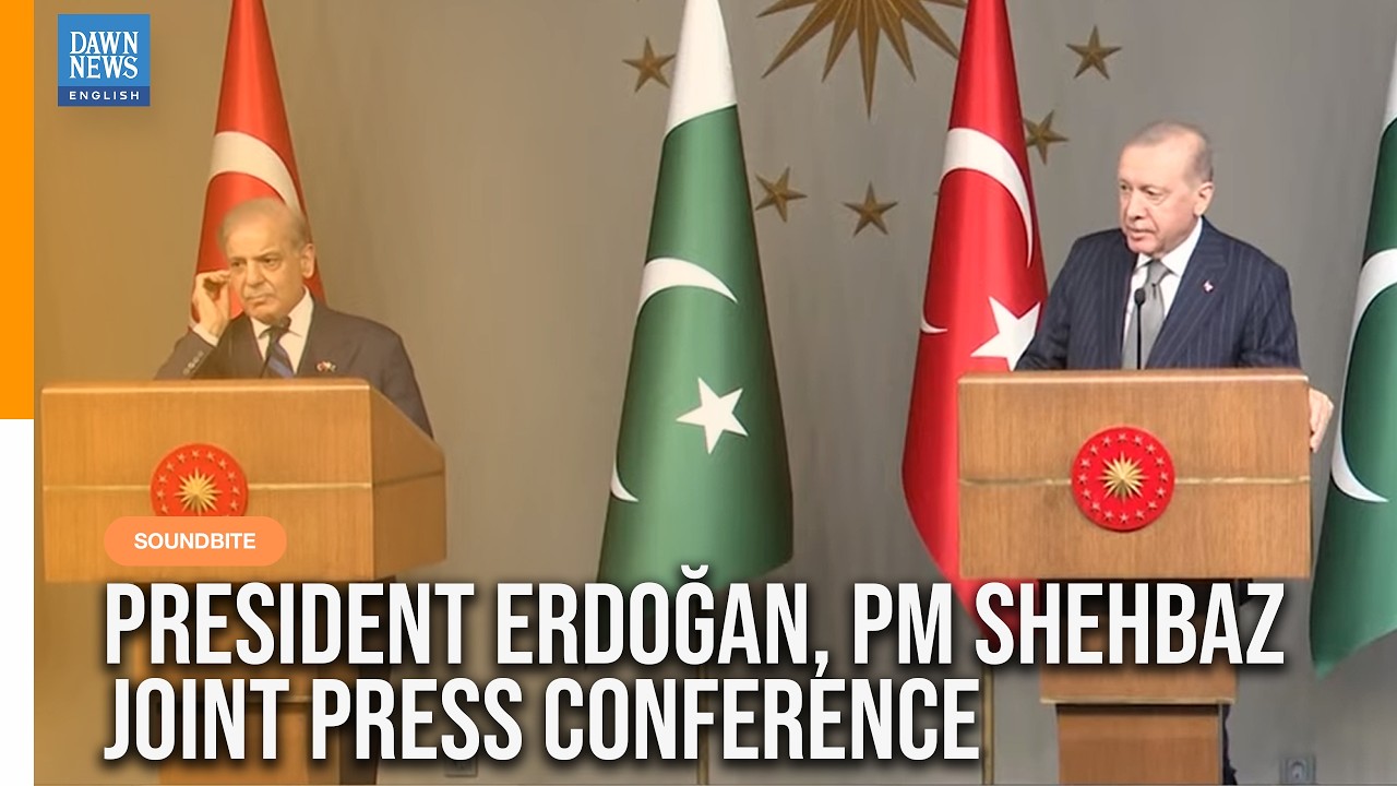WATCH: President Erdogan and Prime Minister Shehbaz Sharif Holds Joint Press Conference | Dawn News