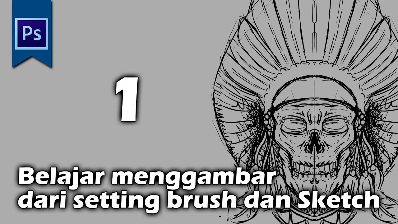 Belajar menggambar #1 brush setting dan trik Sketsa