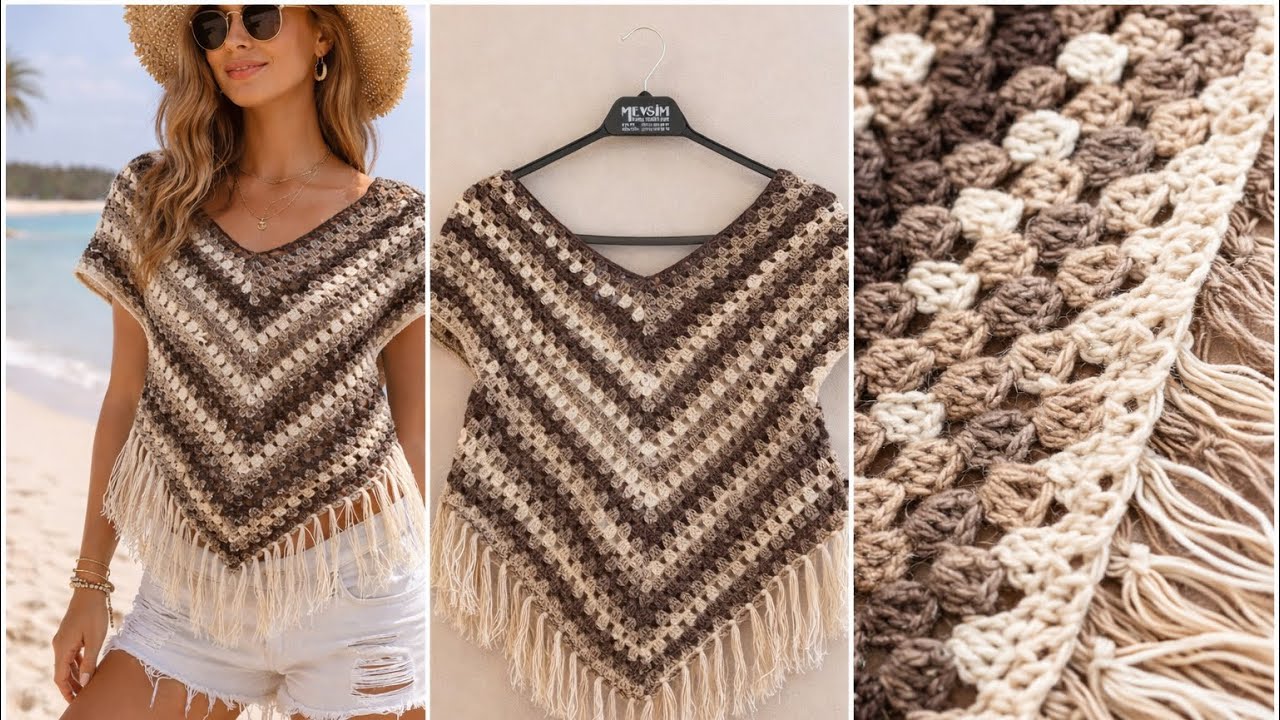 Bohem tarzı bluz çalışması kolay anlatımlı videosu