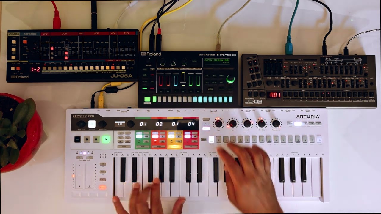 095▶️ Higher Ground (Roland JD08 // JU06A // TR6S // Arturia Keystep Pro)
