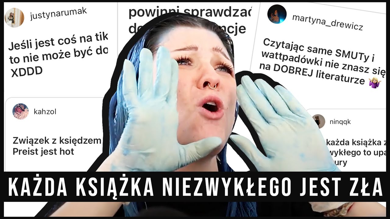 KONTROWERSYJNE OPINIE O KSIĄŻKACH I FARBOWANIE WŁOSÓW