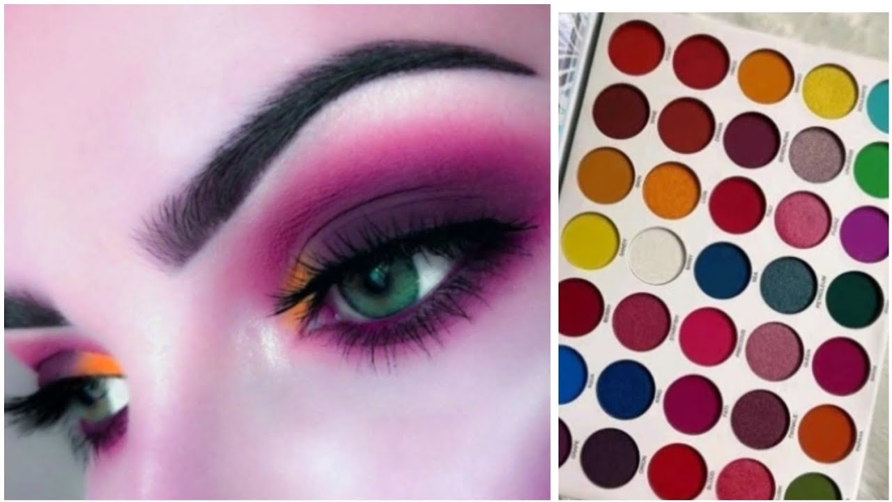pink smokey eye makeup tutorial 
