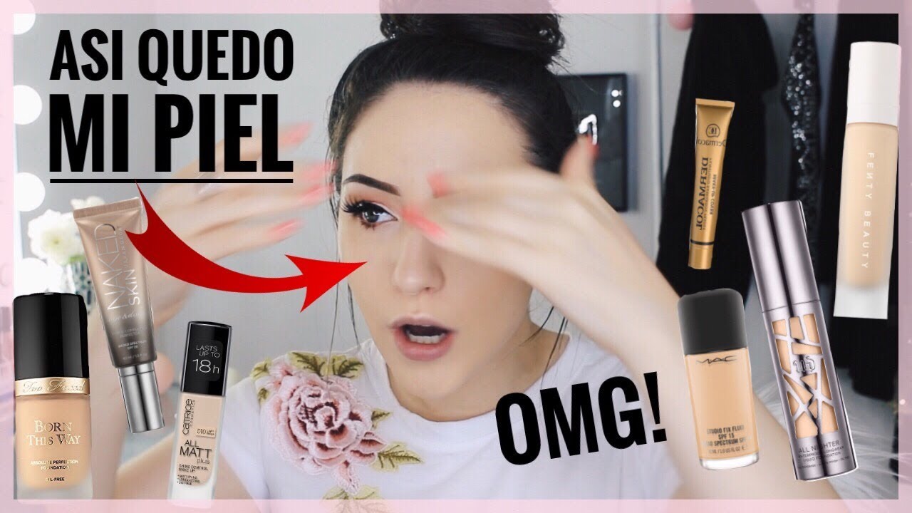 RETO: MEZCLANDO TODAS MIS BASES!! OMG MIRA EL RESULTADO!! | Melina Quiroga Makeup