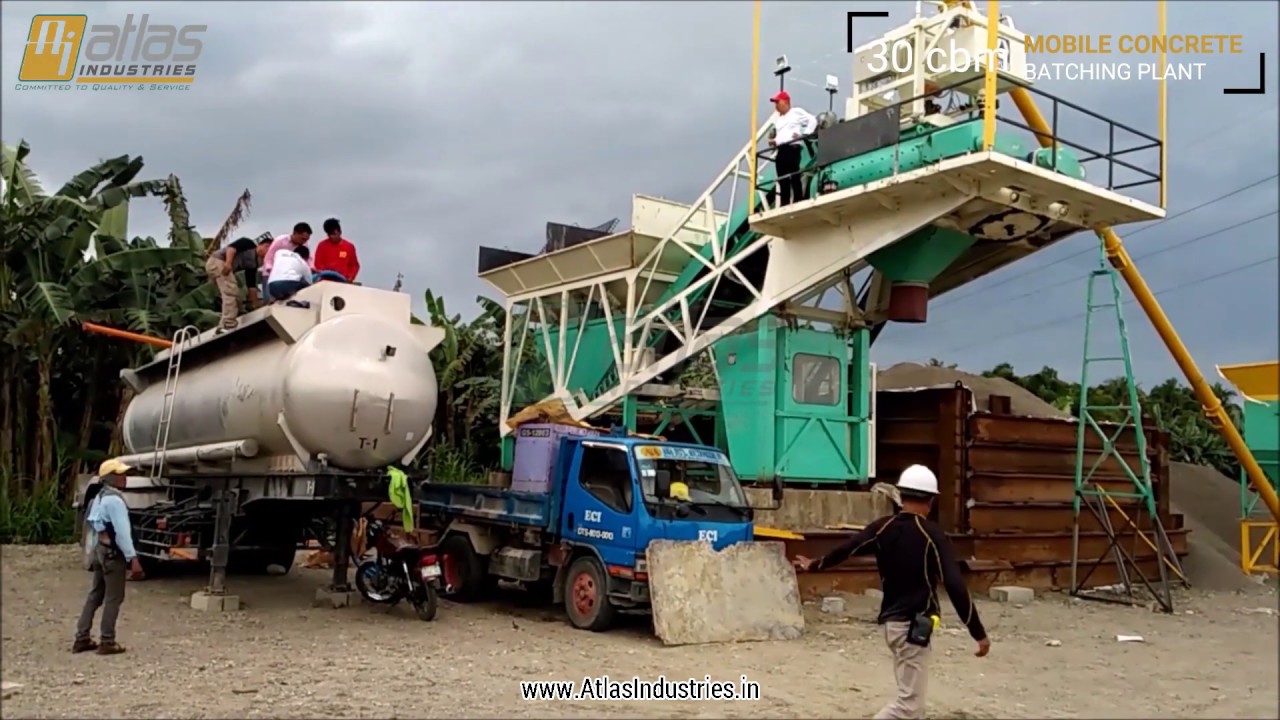 Portable Concrete Batch Plant | Batch Mixing Plant exporter