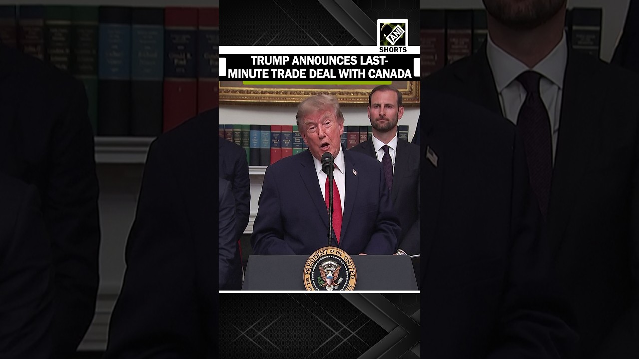 President Trump claims framework agreed with PM Mark Carney, delaying sanctions On Canadian Goods