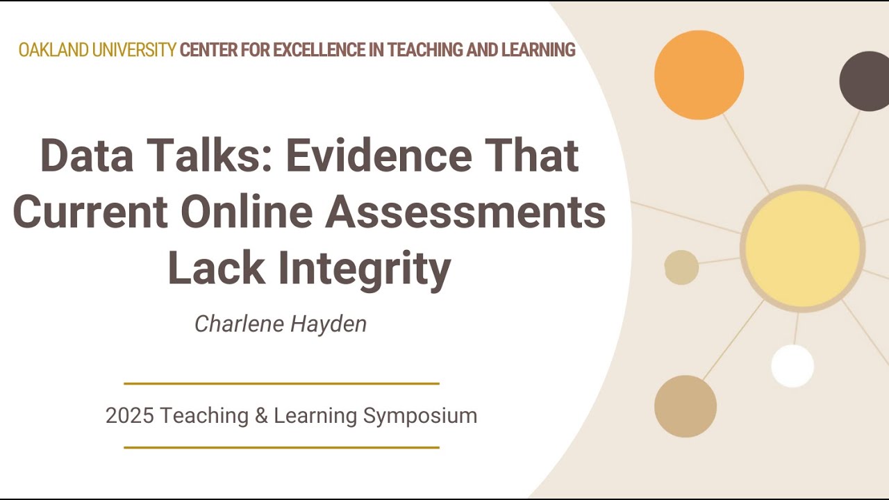 Data Talks: Evidence That Current Online Assessments Lack Integrity