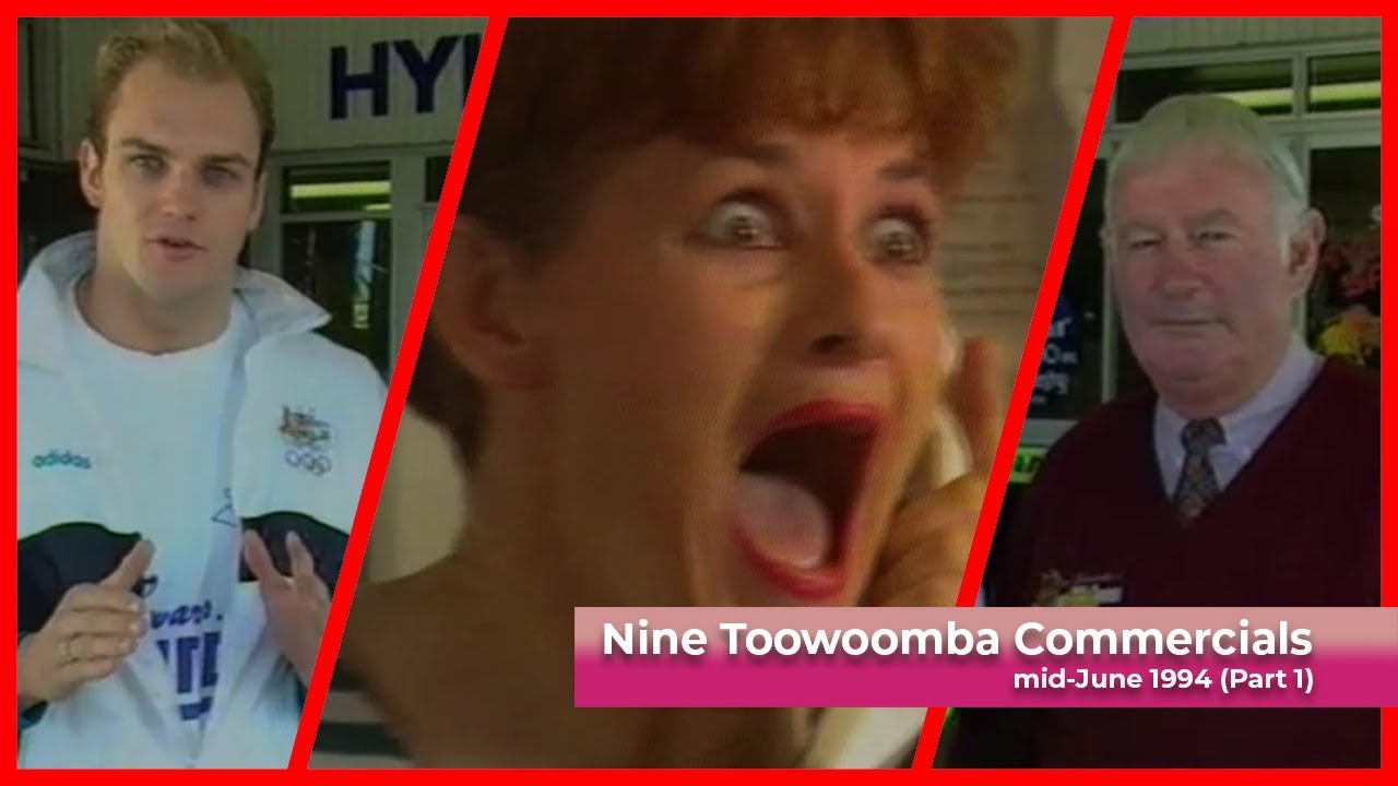 Nine Toowoomba Commercials (mid-June 1994) Part 1