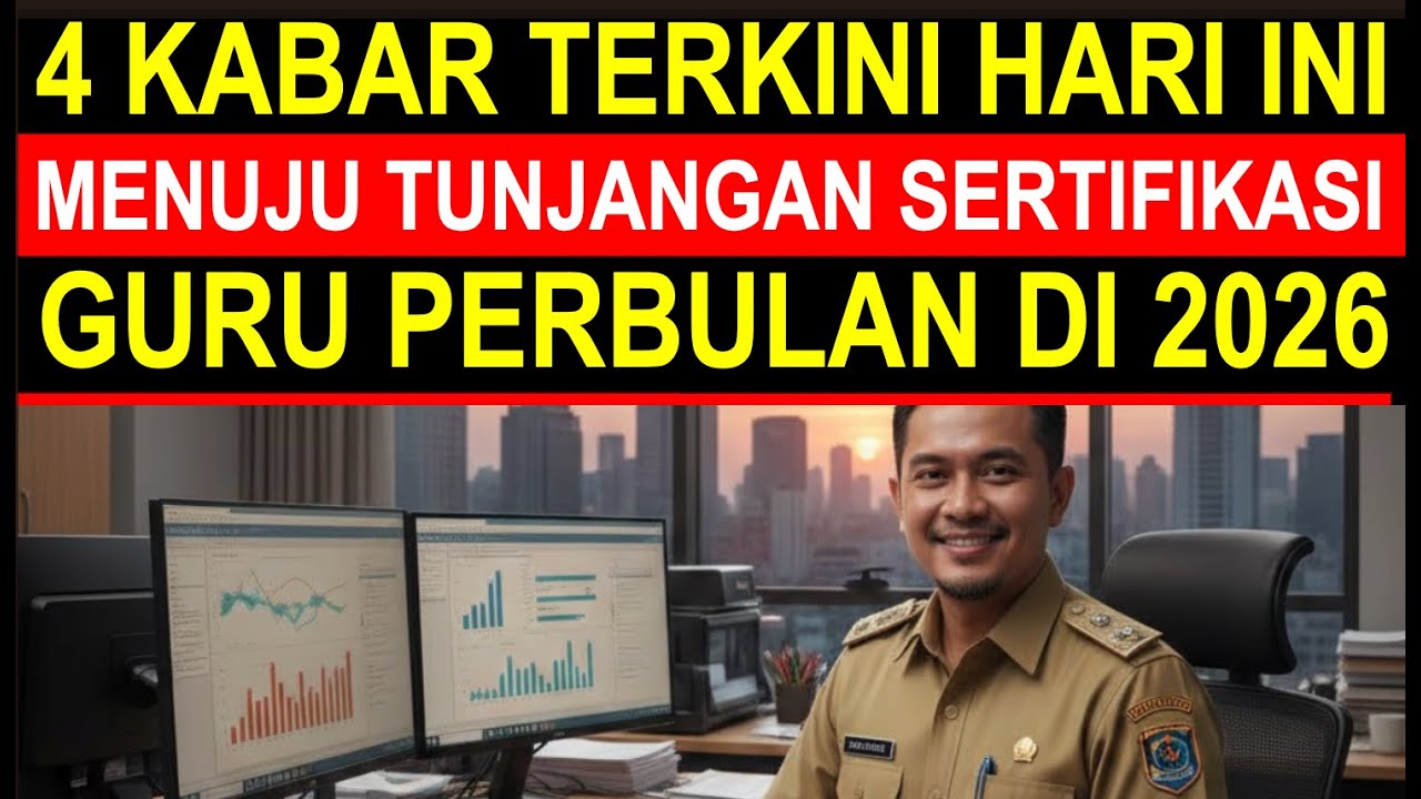 Breaking news kabar terbaru validasi info GTK tunjangan sertifikasi guru perbulan tahun 2026