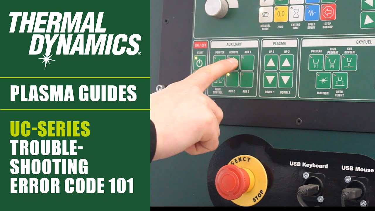 Troubleshooting Error Code 101: Plasma Disabled - Thermal Dynamics Automated Plasma Cutting