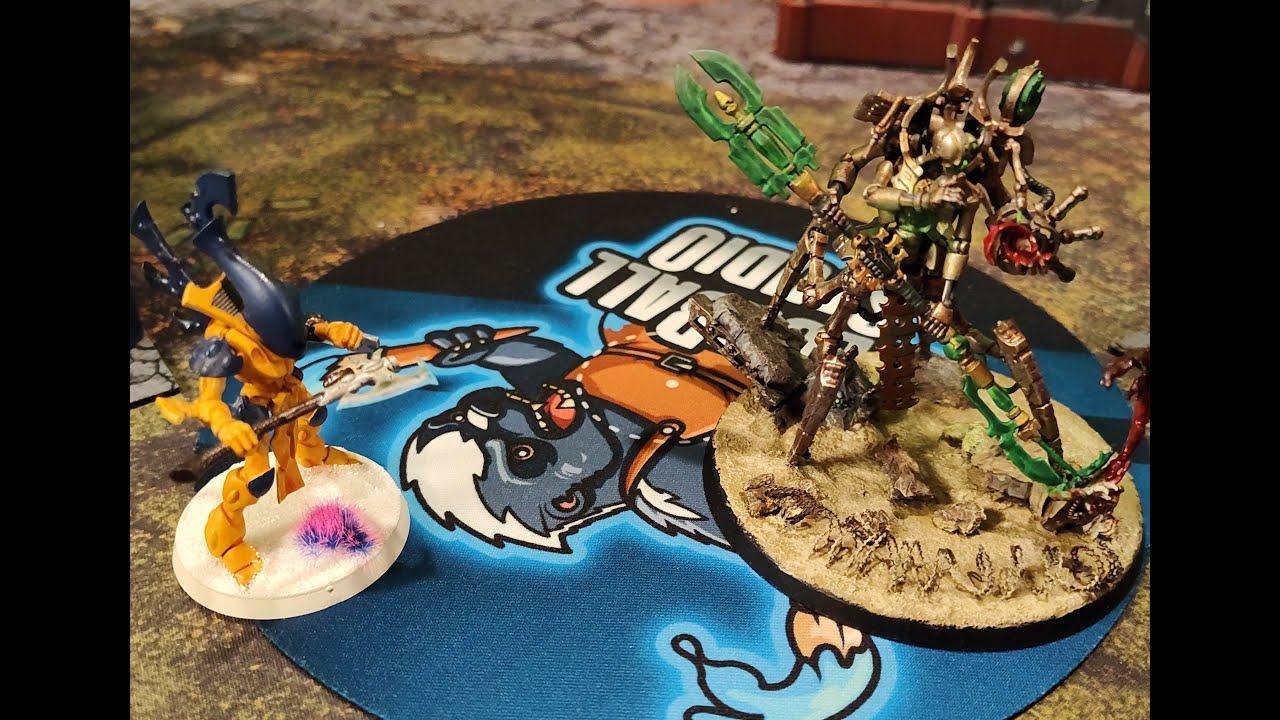 TEO Practice! Mission O Necrons VS Eldar