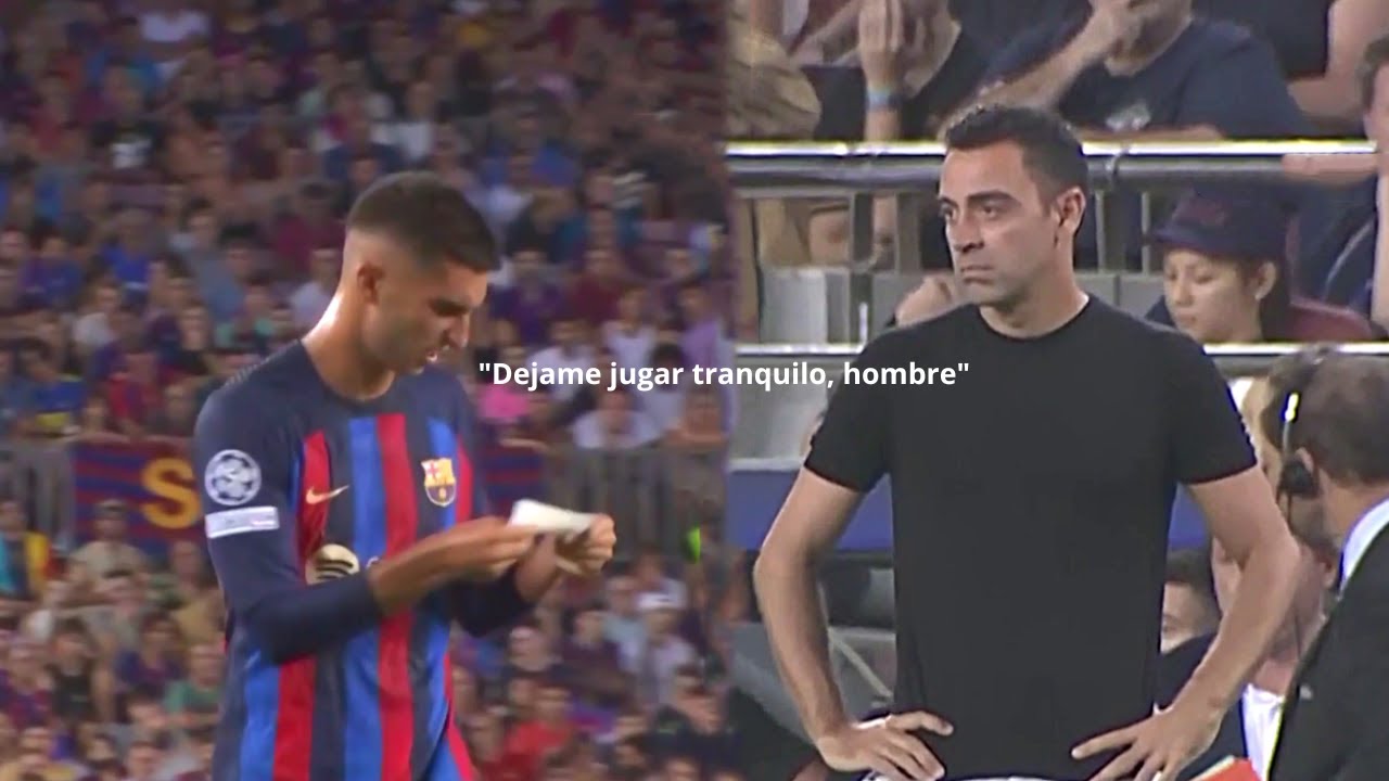 Esto es lo que pas&oacute; entre Xavi y Ferran