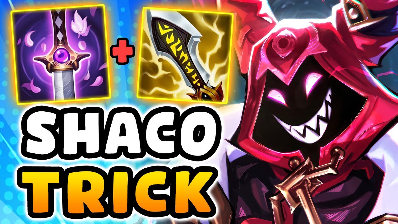 MY MOST EVIL SHACO TRICK YET (crit build is 100% not fair)