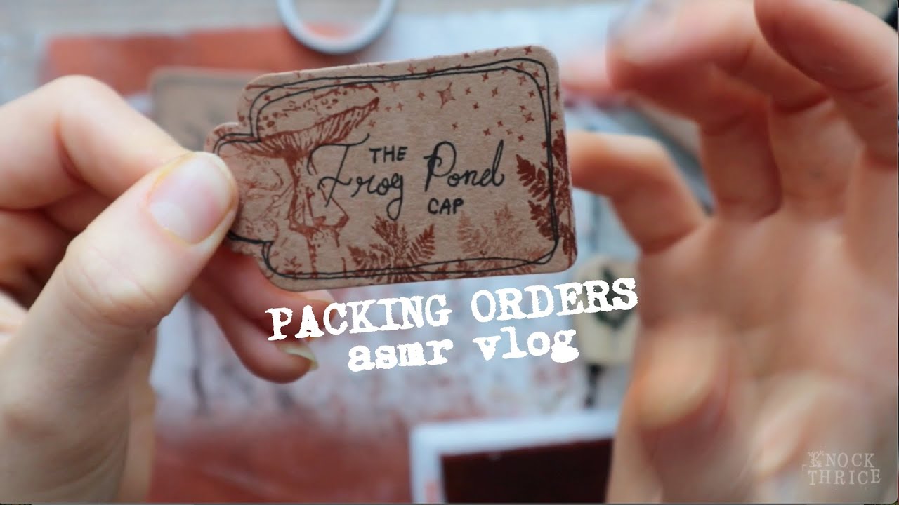 ✉ packing orders! ✉ // soft asmr with chaotic subs (no talking or bgm)