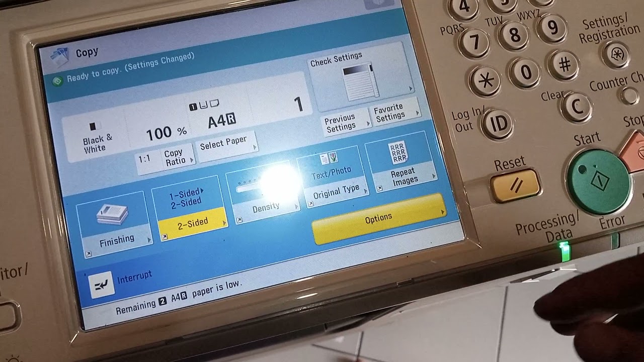 cara mudah fotocopy stnk bolak balik menggunakan mesin fotocopy canon ira 4025/4225/4245
