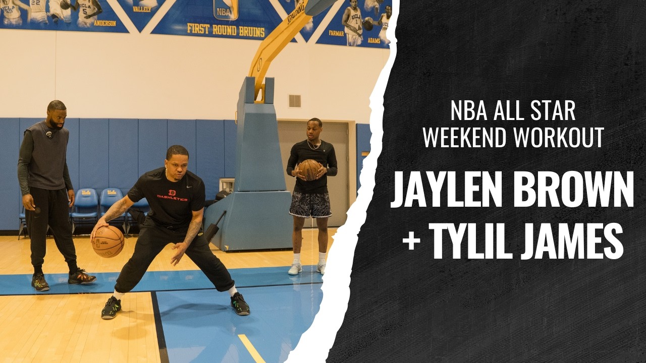 ALL STAR WEEKEND WORKOUT WITH JAYLEN BROWN AND TYLIL JAMES