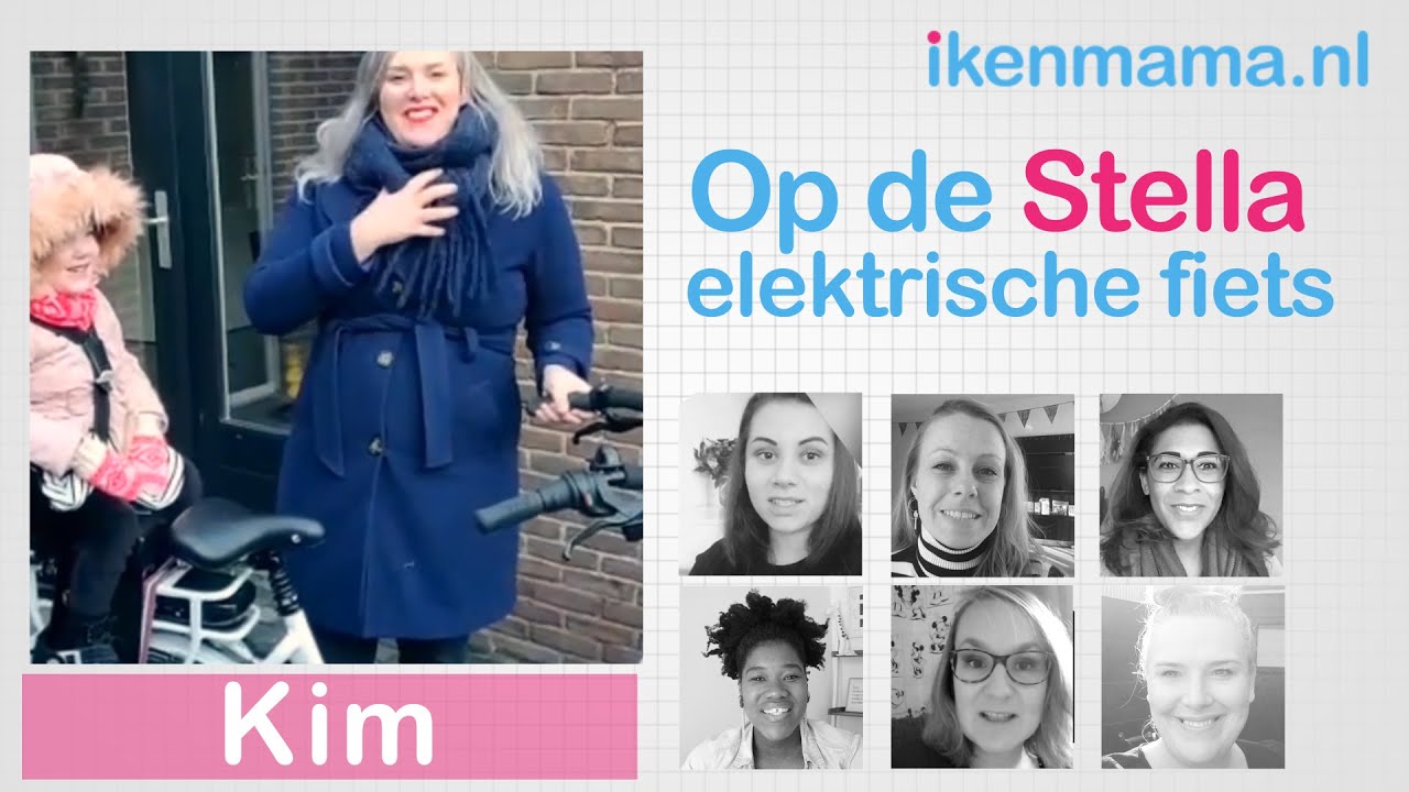 Op Stella's elektrische mamafiets | Kim - ikenmama.nl