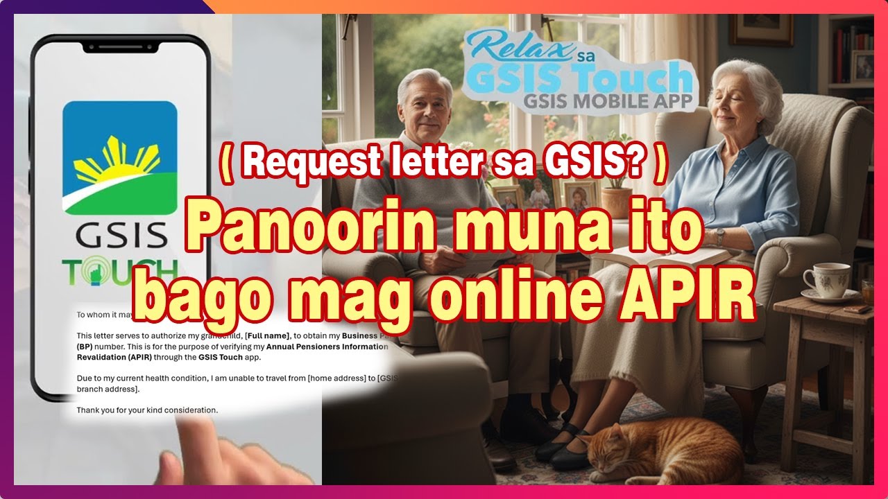 GSIS Touch Mobile App - online APIR | Pensioners' Guide | Stay at Home