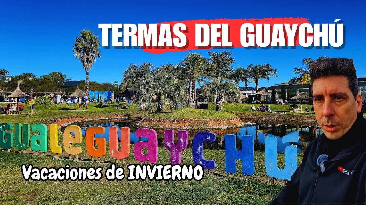TREMENDO PARQUE TERMAL a DOS horas de CABA con Reserva Natural y alojamiento. TERMAS DEL GUAYCHÚ