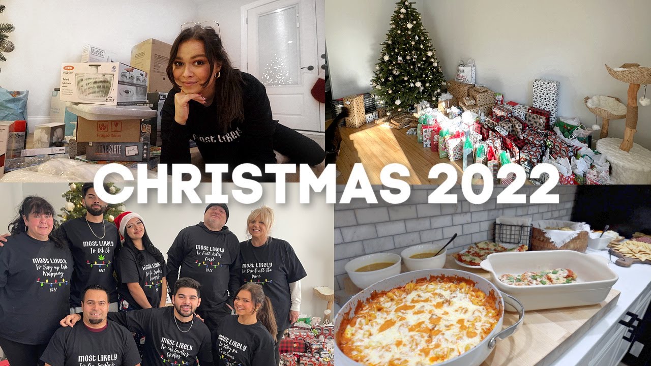 2022 CHRISTMAS SPECIAL! opening gifts & haul, hilarious game & cooking
