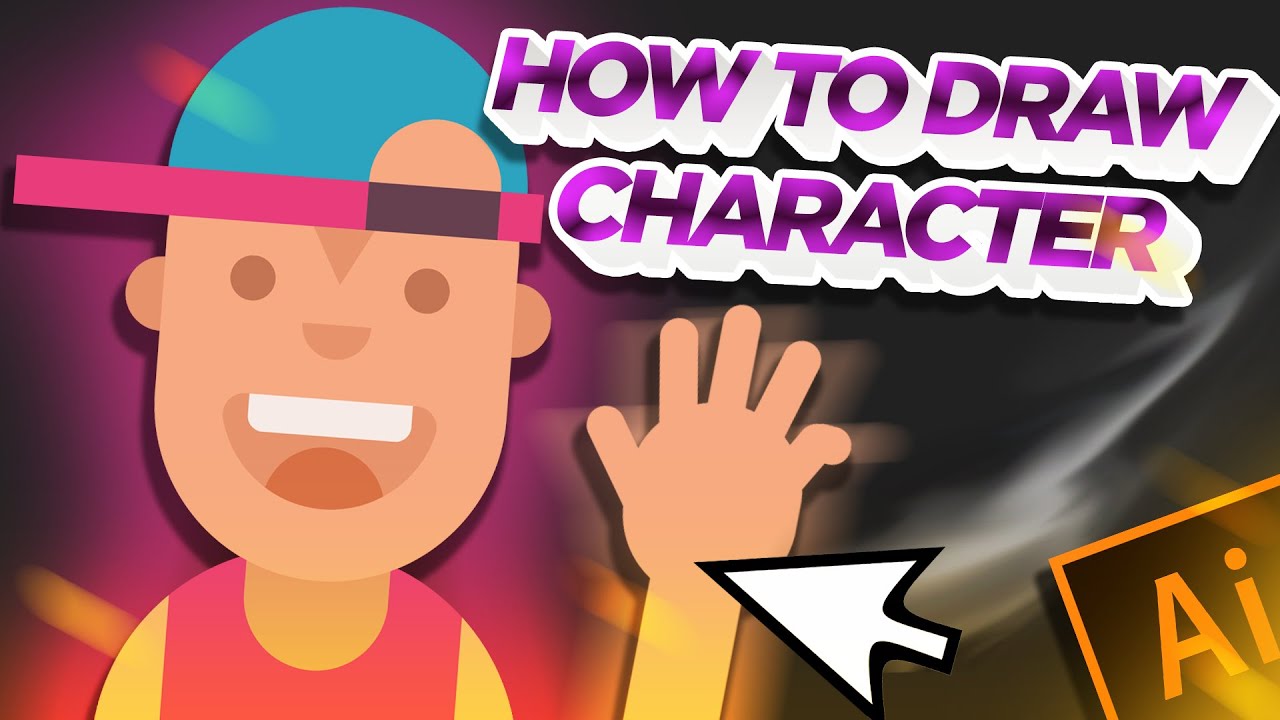 How to draw character in Illustrator