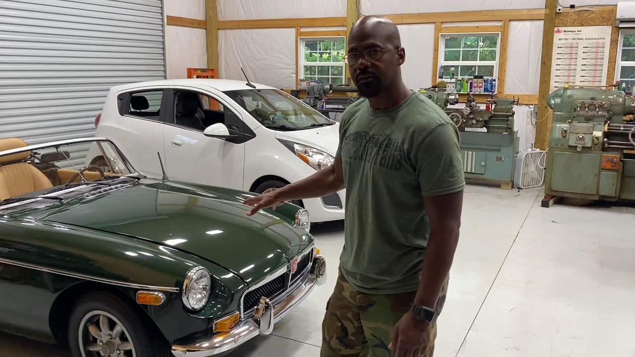 Electric MG Roadster EV  drivetrain upgrade
