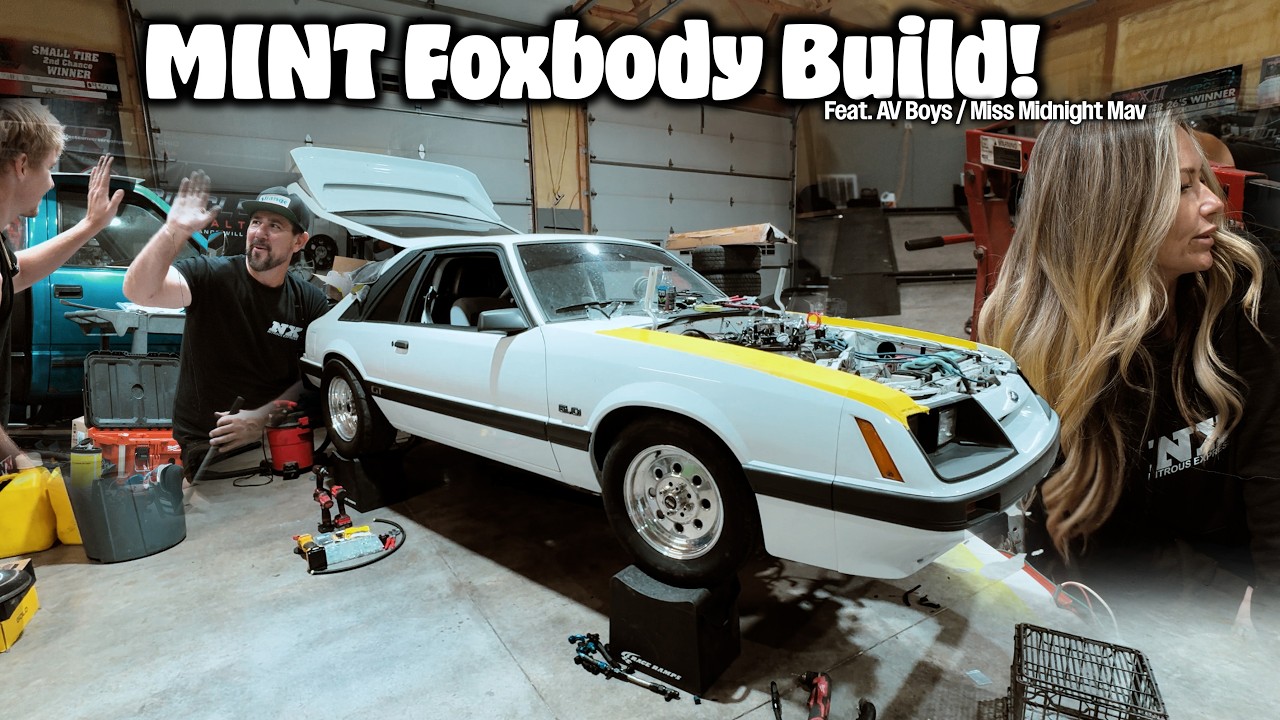 Turning this MINT 1985 Foxbody into a Rowdy Stick Car - Feat.  @MissMidnightMaverick & AVBOYZ