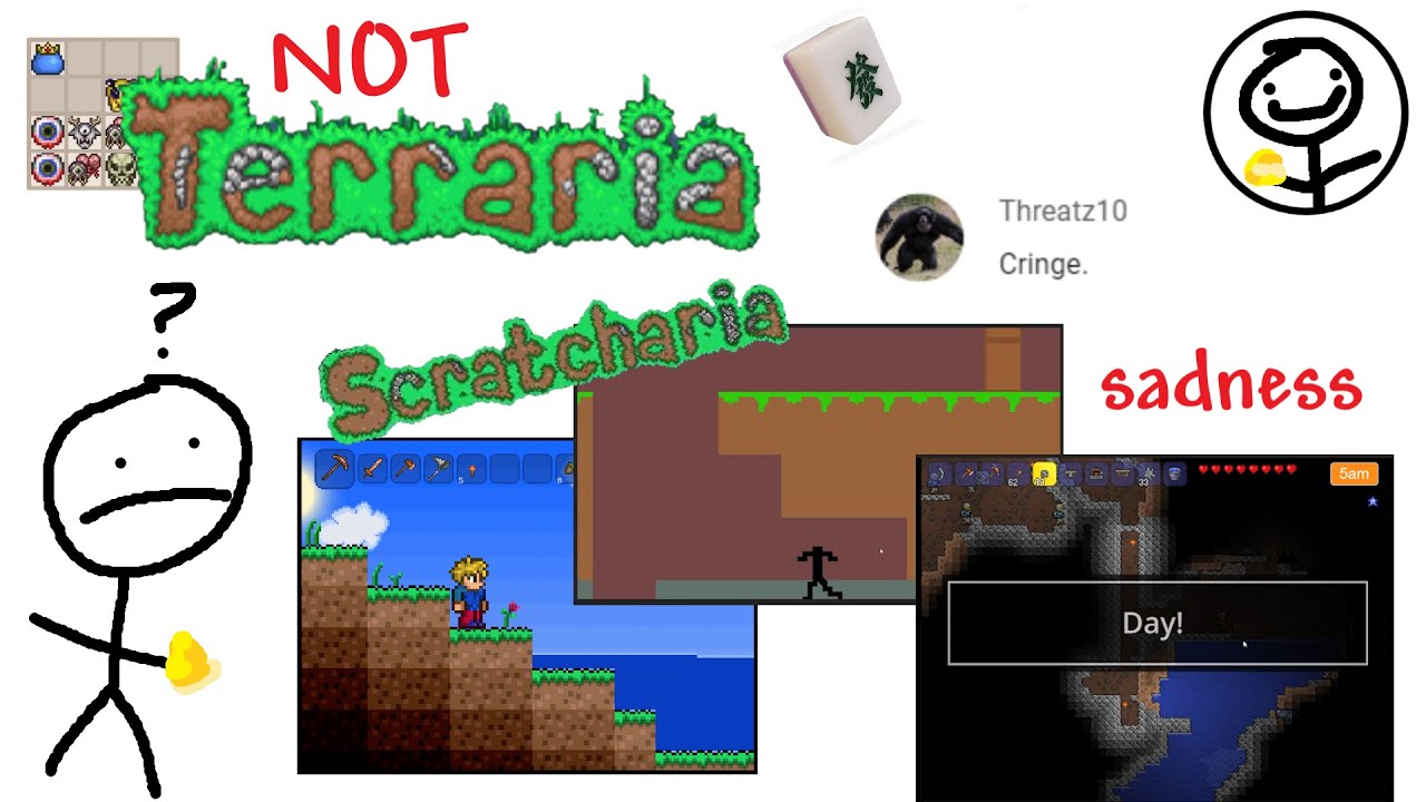 the terrible world of terraria related browser games