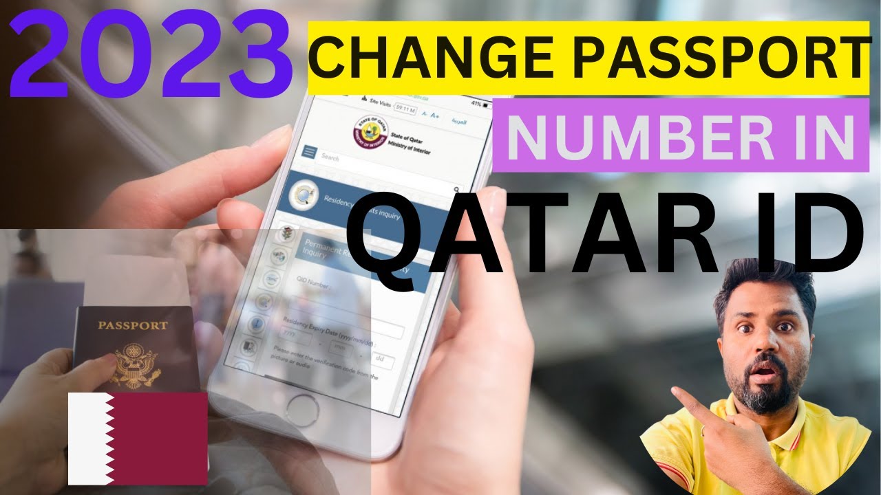 How To Change Passport Number In Qatar ID 2023 | Hassam Vlogs