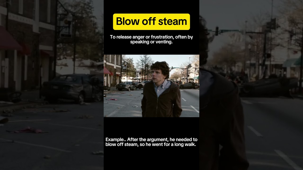 Blow Off Steam: Meaning, Examples, and How to Use This Expressive Idiom #EnglishIdioms #LearnEnglish