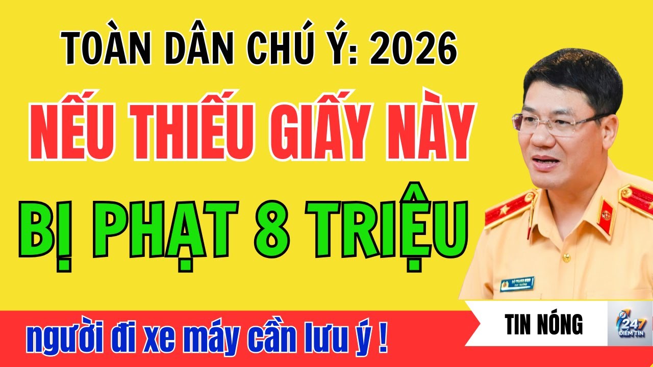 Có Giấy Vẫn Bị Phạt Tới 8 Triệu? Người Đi Xe Máy Cần Hiểu Rõ Điều Này