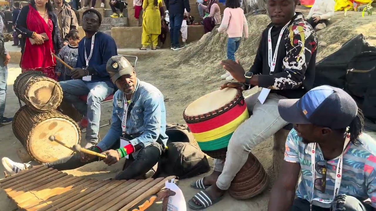 African xylophone music at Surajkund mela 2026
