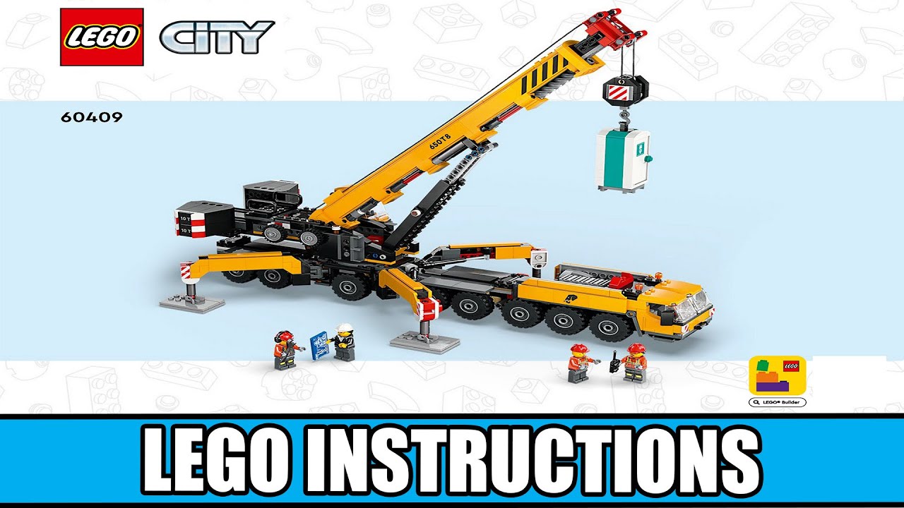 LEGO Instructions - City - 60409 - Mobile Construction Crane - Construction
