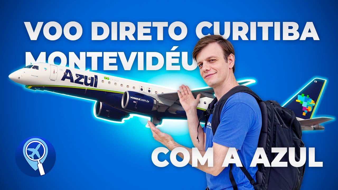 Como é voar direto para Montevidéu com Azul saindo de Curitiba
