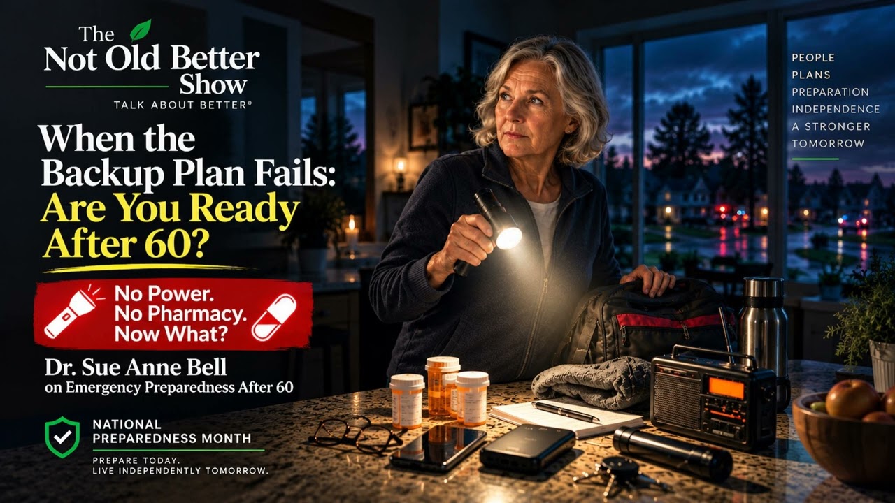 No Power. No Pharmacy. Now What? 🔦💊 Dr. Sue Anne Bell on Emergency Preparedness After 60
