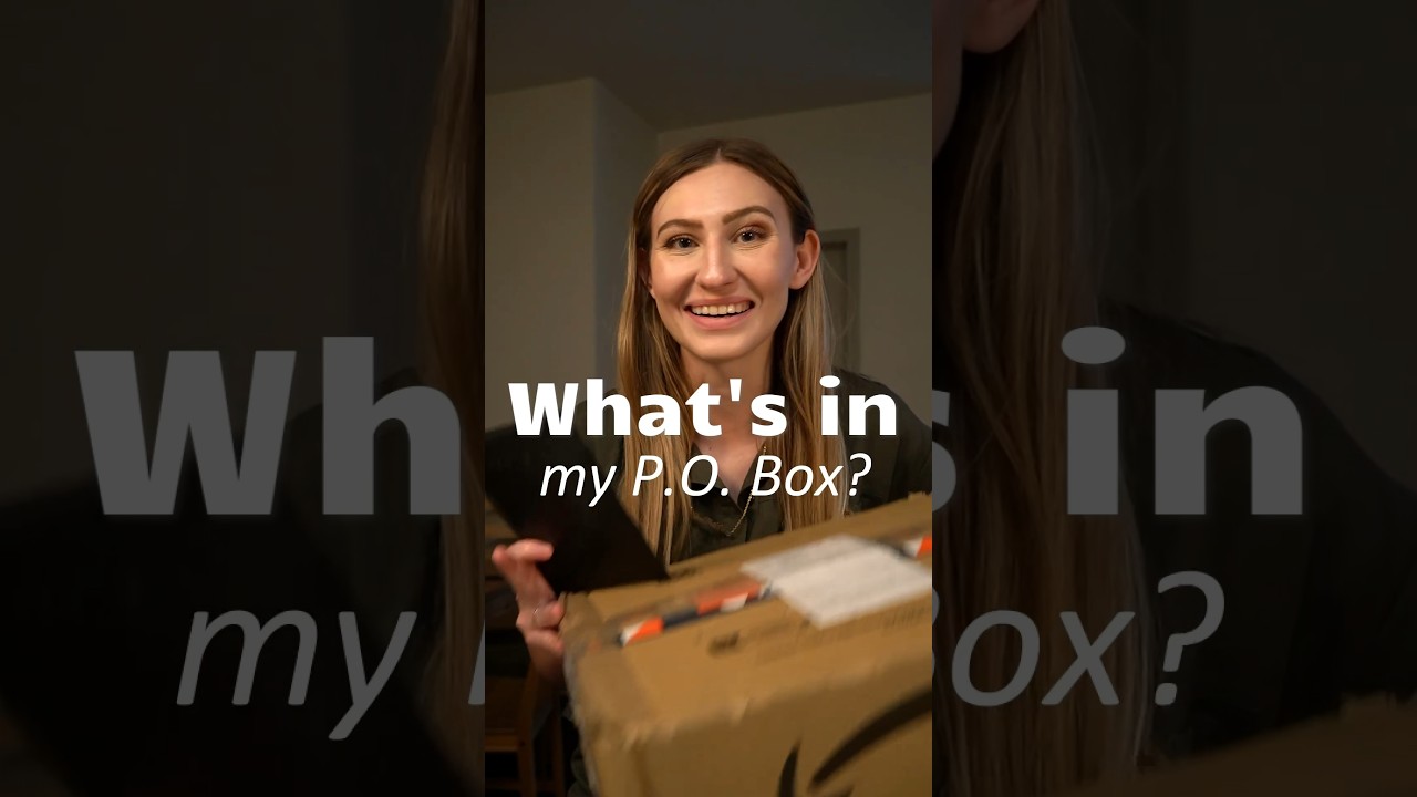 This was IN MY POBOX!? Pt1 #unboxing #mail #reaction
