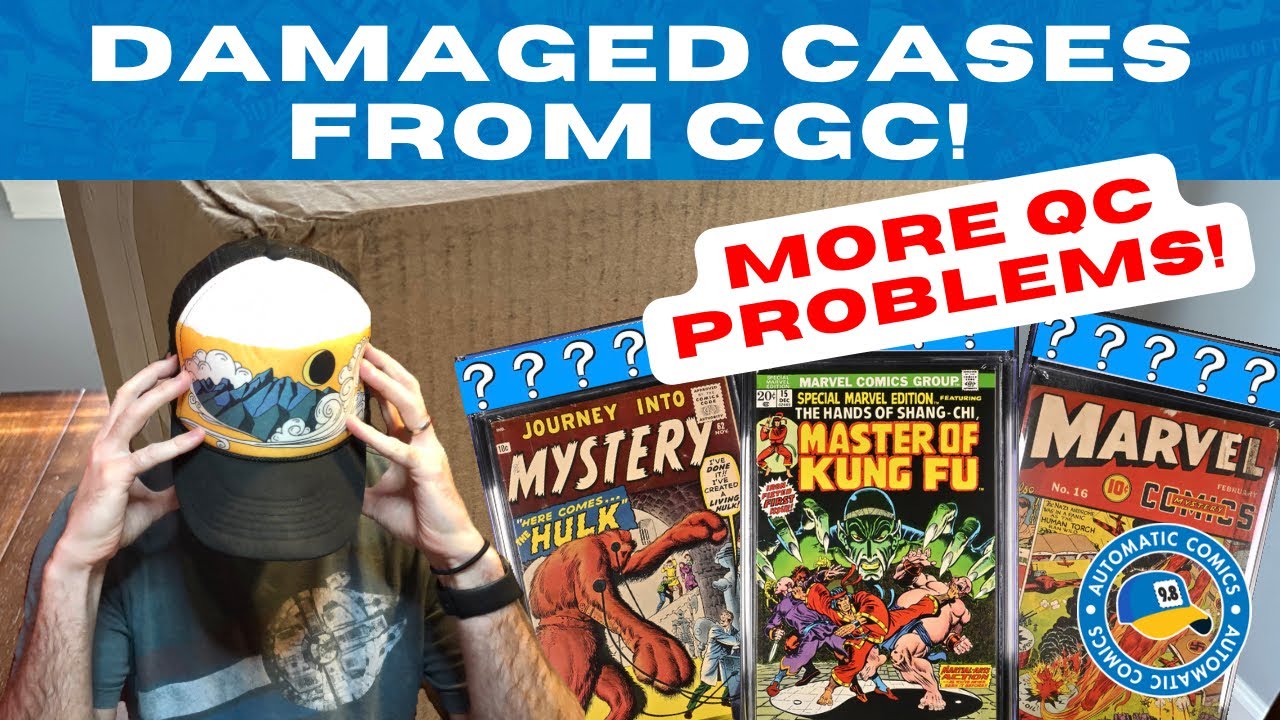 Huge CGC Comic Unboxing! More Damage To Cases!