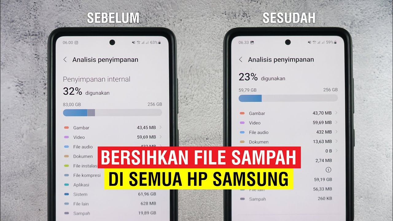 Cara Menghapus File Sampah Di Semua HP Samsung Sampai Ke Akar-Akarnya