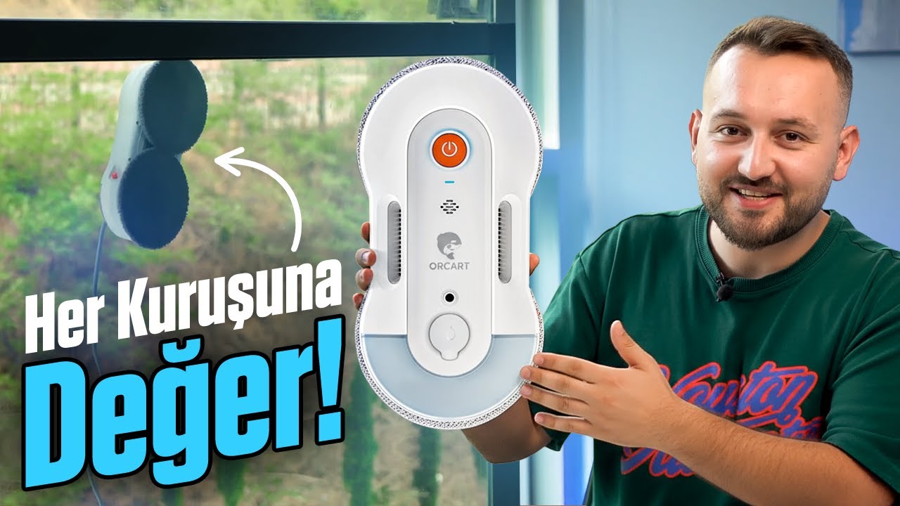 Anneme cam temizleme robotu aldım! - Orcart S8 inceleme!
