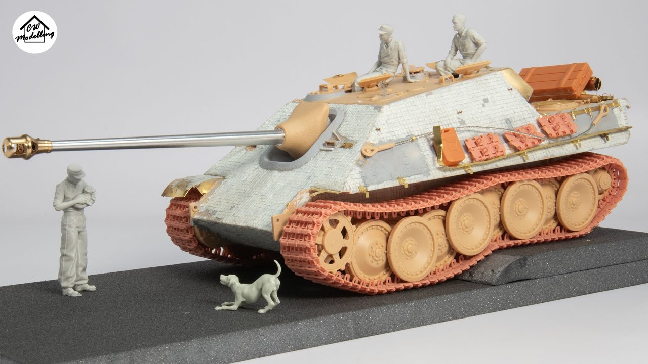 Meng 1/35 Jagdpanther G1 - Building a Nightshift diorama Pt 1  - 1/35 WW2 Diorama