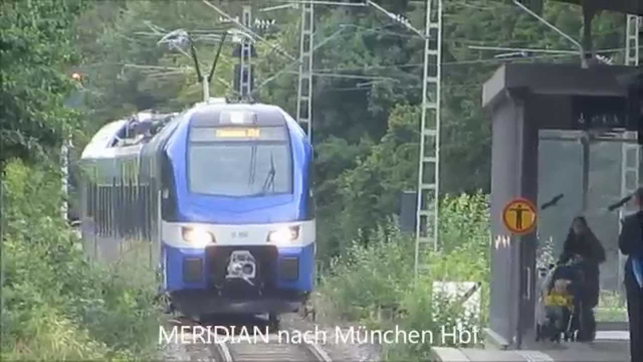 Bahnhof HARRAS - S Bahn München ; BOB ; MERIDIAN [ 09.07.2014 ]