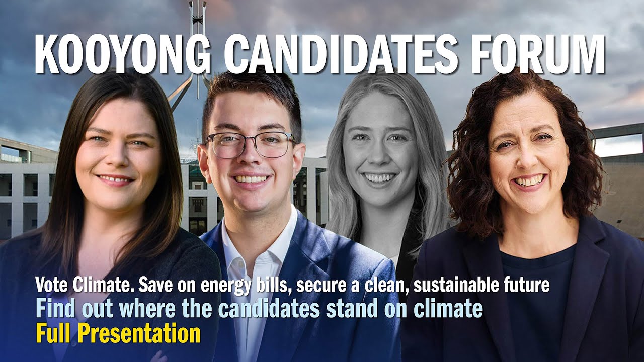 Kooyong Candidates Forum Full Presentation