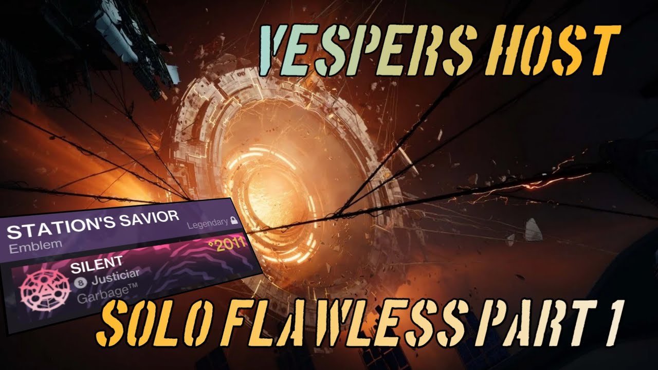 Solo Flawless Vespers Host Warlock Part 1
