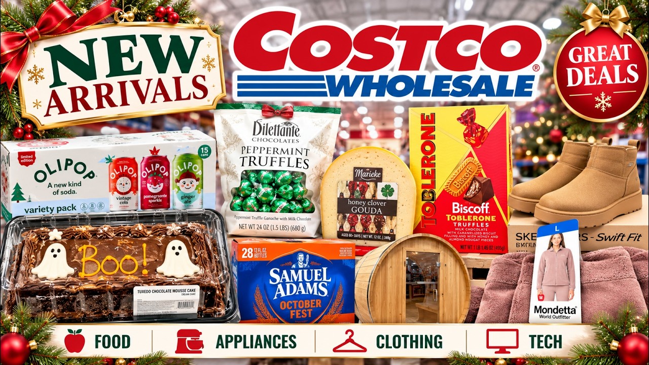 COSTCO NEW ARRIVALS & GREAT DEALS 🎃🎄Halloween Finds, Christmas Shopping, Food, Clothing, Tech & More