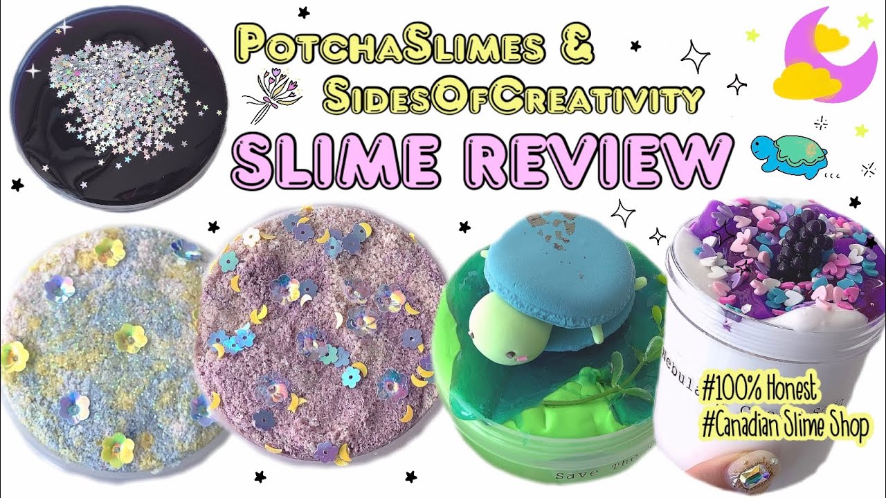 🌙 Underrated Slime Shop Review 🇨🇦 100% Honest (ft. Potchaslimes & SidesOfCreativity)