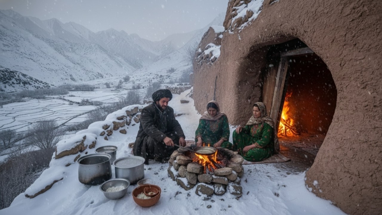 Surviving the harsh winter in Afghanistan&rsquo;s coldest village &mdash;cooking food and daily struggles.