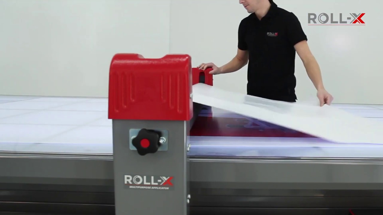 Roll-X Multi-Purpose - Flatbed Vinyl Mounting Applicator.