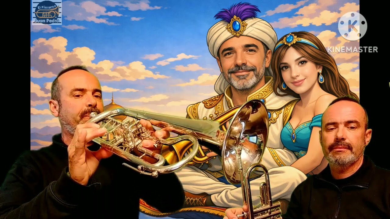A WHOLE NEW WORLD / ALADDIN -Alan Menken Tin Rice #flugelhorn #fliscorno #trumpet #trompeta 